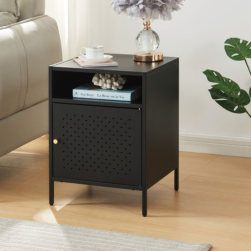 Home Furniture Bedside metal storage Cabinet